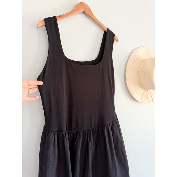 J.CREW | NWT Tall drop-waist mixy dress in Black | Sz TXL - Picture 3 of 10